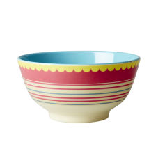 Rice DK Stripe Print Melamine Bowl
